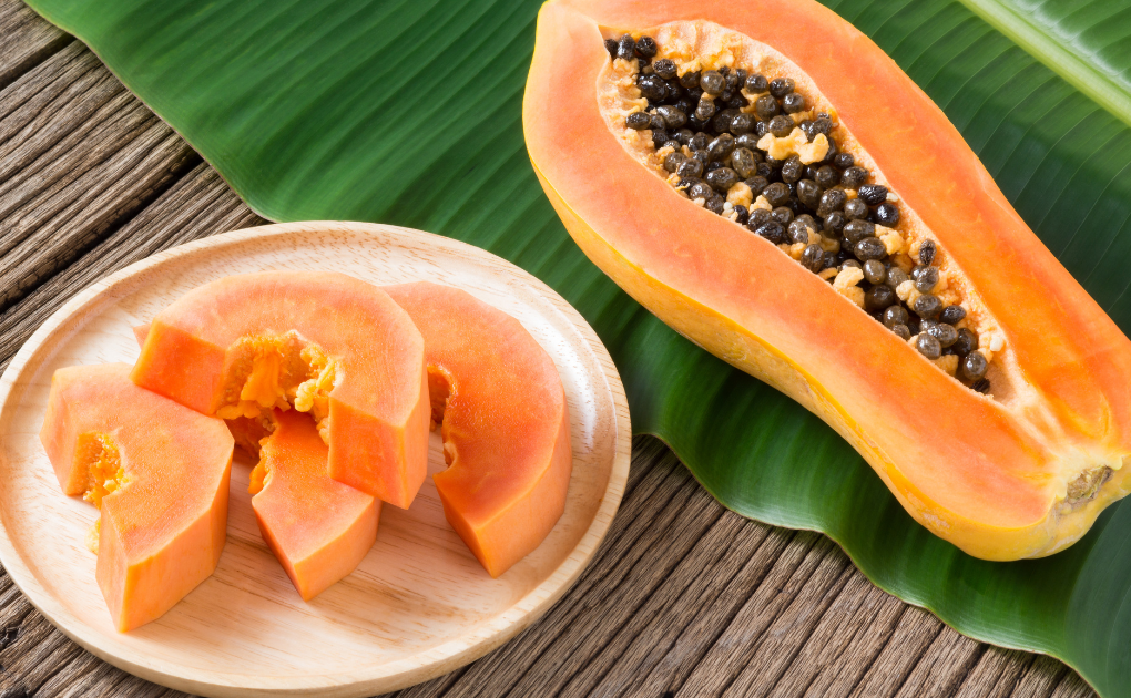 Papaya is an effective acne treatment that works on sensitive skin, and is not irritating at all.